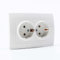 Klarlight Enchufe Pared Doble Para el Hogar, Oficina. Toma De Corriente Doble 16A Embornamiento tornillo, Blanco