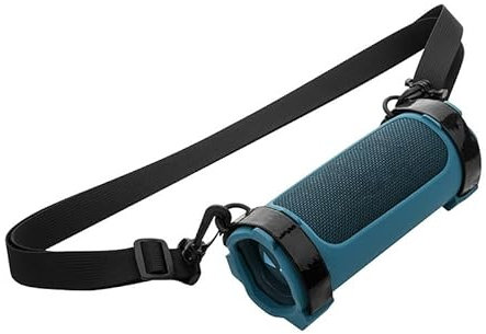 Housse en Silicone Enceinte Bluetooth Portable pour JBL Flip 6, Housse de Protection en Silicone, étui de Transport Enceinte pour JBL Flip 6 (Bleu)