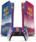 FFrame PS5 Football Sticker, Adhesivo para Playstation 5 Fútbol, Consola y Mando, Slim Digital Edition, Barcelona PS5 Skin (1 Mando)