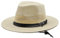 Panamahut Unisex Strohhut Sommer Fedora Sonnenschutz Sonnenhut mit Breiter Krempe Strandhut UV Sommerhut Panama Hut für Damen Herren (DE/NL/SE/PL, Alphanumerisch, Einheitsgröße, Beige)