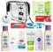 Ensemble d'articles de toilette de voyage pour femme | Mini articles de toilette | Trousse de toilette de voyage pour femmes, pour les vacances, l'hôpital, la maternité avec sac à liquides approuvé