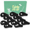 Golf Iron Head Covers Neoprene With Zipper 12 Pcs Lightweight， Golf Iron Head Covers Fit All Brands Iron Club (Black)