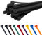 TCTS Black Cable Ties, 370mm x 7.6mm (Pack of 100) Premium Nylon Zip Ties, Multi-Purpose Plastic Tie Wraps, Secure Self-Locking Mechanism, for Home, Garden, Office and DIY