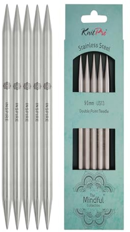 KnitPro The Mindful Collection Double Pointed Needles 8 (20cm) | Size 9mm