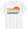 Santa Cruz CA California Surfer 70er 80er Kalifornien T-Shirt