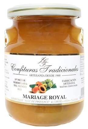Confituras Tradicionales | Aprikosenmarmelade „Rosé de Provence“ – Glas 300 gr. (Mariage Royal Jam Limited Edition)