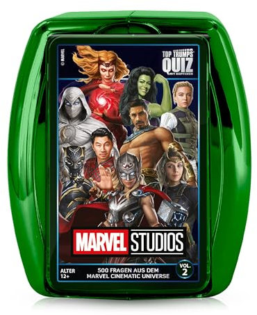 Top Trumps Quiz Marvel Edition - Quiz Kartenspiel für Marvel Fans! - Fanartikel & Merchandise - Kartenspiel für 2+ Spieler ab 12+ Jahren - Deutsch