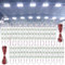 Topcloud 12V Van Innenlicht, 120 LEDs Deckenleuchten Kit, wasserdichte Dachleuchte für Van RV LKW Boot Caravan Anhänger LKW LKW LKW LKW LKW Transit Bus LWB, 20 Module