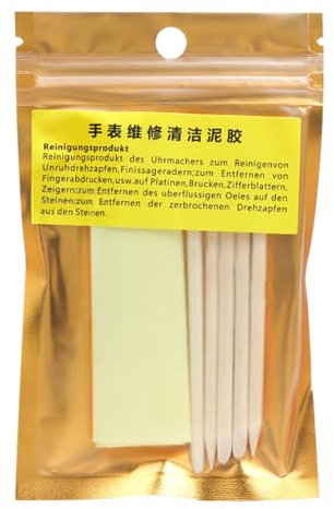 Watch Repair Clay, Wristwatch Cleaner Putty, Easy-to-Use Rubber Pottery Watch Movement, Cleaning Tool with Pole for Pins, Timepiece Maintenance Accessory, 5.12 inches