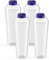 Cartucho filtrante compatible con DeLonghi, pack de 4, filtro de agua para cafetera, sistema antical