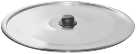 Sicignano | Caldaia Pesante in Alluminio con Maniglie in Inox – Professionale, Robusta e Made in Italy – Ideale per Cotture Intensive, Ristorazione, Sagre e Uso Domestico (1, Coperchio Ø 30 cm)