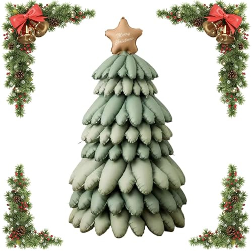 Weihnachten Folienballon,Weihnachtsdeko Ballon,Weihnachtsmann Luftballons,3D Weihnachtsdeko Weihnachtsbaum Folienballon,Weihnachten Deko Luftballons