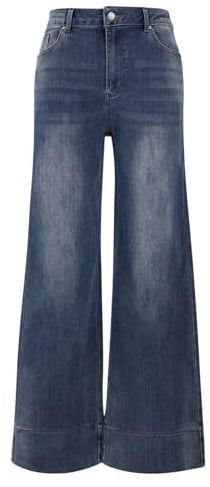 Buena Vista Damen Jeans Wide Leg (DE/NL/SE/PL, Alphanumerisch, S, Regular, Regular, blue denim)