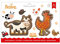 Decora 0255192 Set 2 Tagliapasta Mucca E Gallina In Plastica, Il Kit Ideale per Creare Decorazioni in Pasta di Zucchero o di Gomma, Made in Italy, Design originale. Confezione da 2 pezzi.