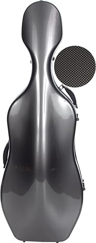 M-Case Custodia per Violoncello Fiberglass 4/4 Ultra Light point nero