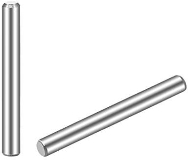 sourcing map 25 Stück Zylinderstifte 3 x 30 mm (ca. 1/8) Dübelstift 304 Edelstahl Holz Etagenbett Dübelstifte Regal Heringe Stützregale