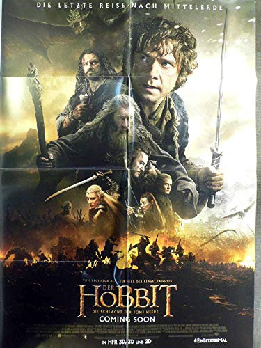 Der Hobbit - Die Schlacht der fünf Heere - Filmposter A1 84x60cm gefaltet (1)