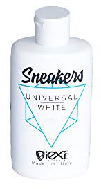 Sbiancante Scarpe, Sneakers Universal White - Bianco Coprente Scarpe, Made in Italy - 200ml - Vernice Bianca per Sneakers Scarpe da Ginnastica