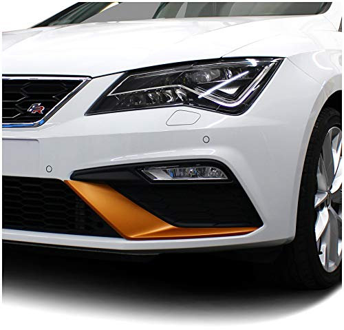 Folie Dekor für Spoiler Flap Wing Stoßstange Front Splitter Selbstklebend Passgenau Kfz Auto Zubehör (Kupfer Matt, Facelift (D049))