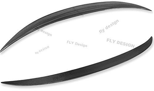 FLY DESIGN 70092 Heckspoiler passend für 3er BMW E93 Cabriolet, Heckflügel, Spoilerlippe für Auto-Tuning, in P-Still, ABS Kunststoff, Carbon Look, Wassertransferverfahren