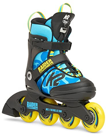 K2 Skates Jungen Inline Skates Raider PRO, Blue - Yellow, 30H0400.1.1.S