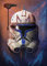 Displate Offiziell Star Wars MetallPoster Magnetische Befestigung Inklusive Lizenziert Bilder Hochwertiges Poster Star Wars - Clone Wars Helmets - Captain Rex Poster 45 cm x 32 cm