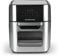 GOURMETmaxx Friggitrice digitale ad aria calda 12 l, forno XXL in acciaio inox | Airfryer + timer, display touchscreen, spiedino girevole | basso contenuto di grassi, risparmio energetico | 10