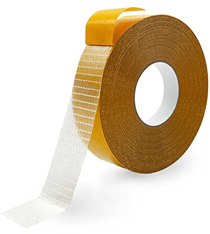 Birllaid Ruban adhésif double face multifonctionnel pour vêtements, ruban adhésif double face pour tapis, 2,5 cm x 20 m, haute adhérence forte