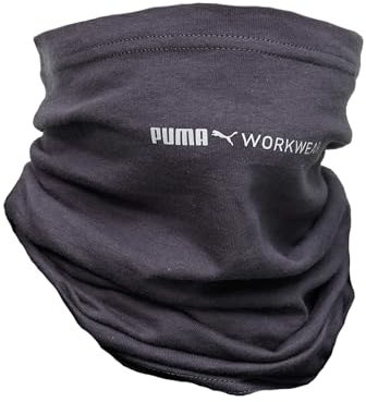 PUMA WORK WEAR Damen und Herren Multifunktionstuch - Schlauchschal - Halswärmer - Winddicht - Ideal für die Outdoor Arbeit - Ebony