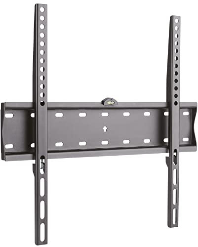 Drall TV Wandhalterung Universal Fernseh Halterung - Flach Schmal Fest - Monitor Halter für 3D HD LED LCD - 26'-55' Zoll - VESA 100 200 300 400 schwarz Modell: P48A