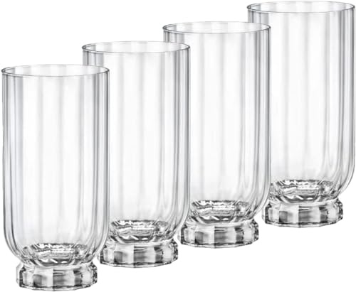 Bormioli Rocco Florian Lot de 4 verres à cocktail transparents 411 g