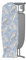 yazilan Ironing Board Organiser, Stain Resistant, Dust Proof, Ironing Board Protector, Foldable, Washable Ironing Board Dust Cover, Extra Large (163 x 64cm)
