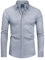 DEMEANOR Mens Dress Shirts - Long Sleeve, Slim Fit, Non-Iron Formal & Casual Shirts