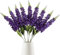 IPOPU Künstliche Blumen mit Löwenmaul, Kunstblumen aus Seide, langer Stiel, Hyazinthen, künstliche Blumen für Hochzeit, Zuhause, Outdoor, Blumenarrangements, Tafelaufsätze, Tischdekoration, Violett, 8