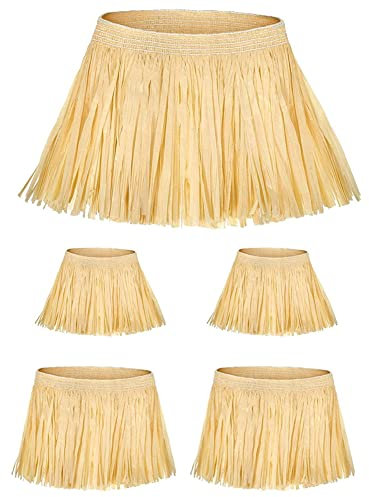 Juwaacoo Costume Accessories Paper Accessories Neck Arm and Ankle Ties Straw Kit for Accessory Decoration