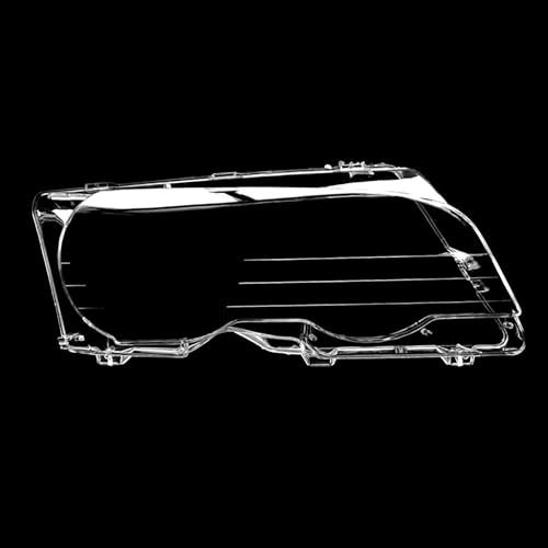 UNGOOR para BMW 3 Series E46 318/320/325/328 1998-2001 Coche Lente del Faro Reemplazo Cubiertas Cristal Shade Frente Linterna Shell Lámpara Transparente Cubierta De Cristal del Faro Cubierta.