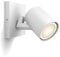 Philips Hue White Ambiance Runner 1er Spot weiß, inkl. 1x5W GU10 LED Lampe, dimmbar, alle Weißschattierungen, steuerbar via App, kompatibel mit Amazon Alexa (Echo, Echo Dot)