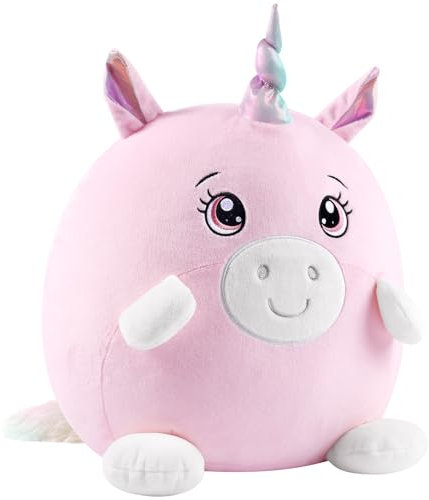 GAGAKU Plüschkissen 30cm Plüschtier Kuscheltie für Kinder Erwachsene süßes Stofftier Geschenk für Geburtstag Jahrestag (Einhorn)