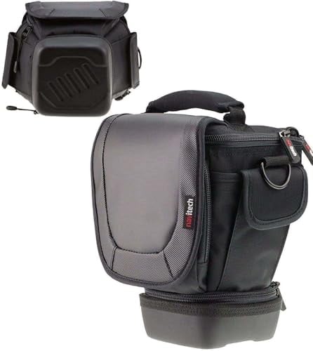 Navitech Schwarz Teleskop Digitalkamera DSLR SLR Hülle Tasche - Kompatibel mit dem Panasonic Lumix DMC-G80HAEGK DSLM Camera