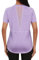Gyabnw Gym Tops Women Workout Yoga Running Top Quick Dry Sports T-Shirt Ladies Crew Neck Short Sleeve Tee Shirts Purple