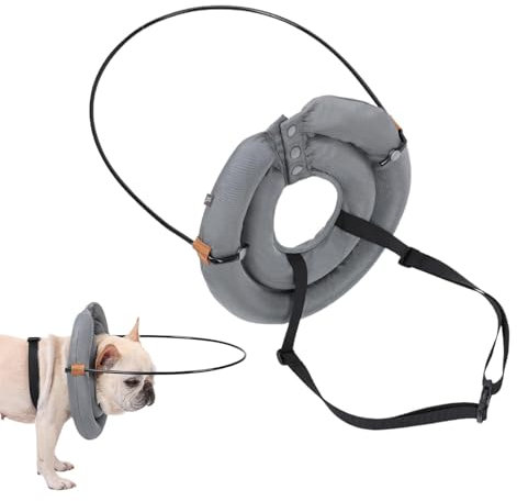 Ring Collar With Bumper Protection for Blind Dogs and Cats - Adjustable Protective Pet Supplies With Eye Protection and Comfort