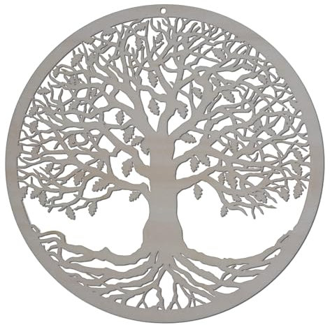 Generisch Lebensbaum | Tree of Life | Baum des Lebens aus Holz | 20 cm Durchmesser | Fensterbild/Wandbild/Dekoration