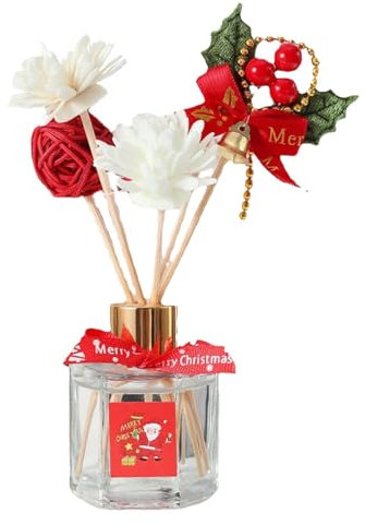 Iouyjiu Christmas Fragrance Oil, Natural Scent Diffuser, Long Lasting Diffuser, Christmas Home Fragrance, Long-Lasting Christmas Scent Diffuser with 50ml Holiday Fragrance Oil for Home Bedroom