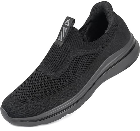 ODCKOI Herren Hands Free Slip On Sneakers Atmungsaktiv Leicht Turnschuhe rutschfest Slip In Walkingschuhe Bequeme Freizeitschuhe für Workout-HEISE-46