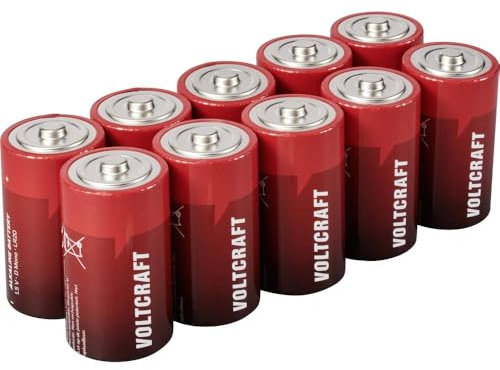 VOLTCRAFT VC-16107980 Mono (D)-Batterie Alkali-Mangan 18000 mAh 1.5 V 10 St.