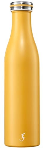 LURCH Isolierflasche aus Edelstahl 0,75 l in Lemonade – Eine Trinkflasche für alles