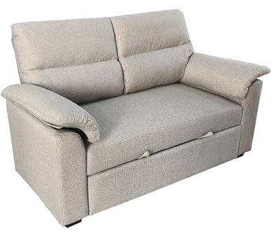 ASTAN HOGAR Sofá Cama 2 Plazas, Tapizado Tela, Modelo Duna AH-AR40800MR