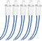 Gebildet 5 pezzi Interruttore luce porta 10mm AC250V 0.5A/AC125V 1A Normalmente Chiuso Interruttore Pulsante luce Frigorifero Momentaneo