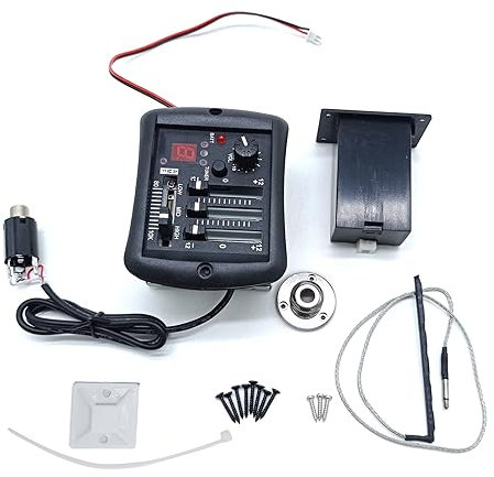 3 bandes pour guitare acoustique, piézoélectrique, préampli et support de batterie pour étui