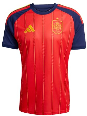 adidas Mens Spain Home Shirt World Cup 2026 Menâ€s Short Red/Blue XL